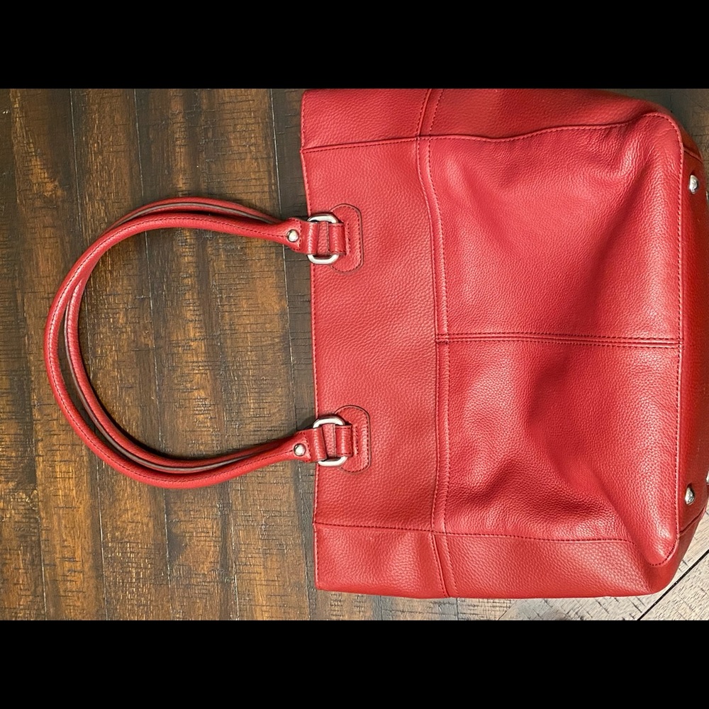 COPY - Red Leather Tignanello Shoulder bag